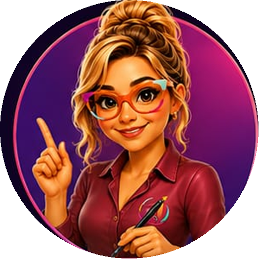 Marcy, avatar oficial da @Fiscal, explicando um tema tributário